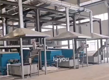 日產40噸純石英砂線于江蘇地區安裝完畢