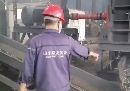 遼寧地區破碎線安裝打料測試完成