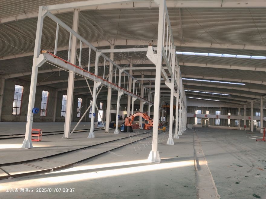 本省客戶選購的路友報廢汽車拆解線安裝部分結束