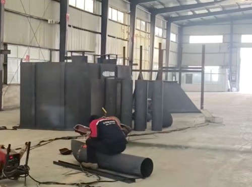 廢鋁破碎線和分選設備安裝現場