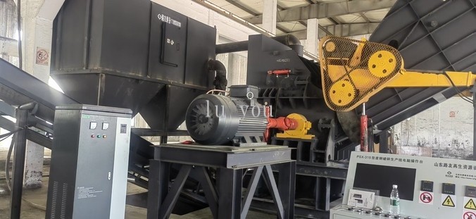 河南地區(qū)315型破碎機(jī)+2道渦電流分選機(jī)